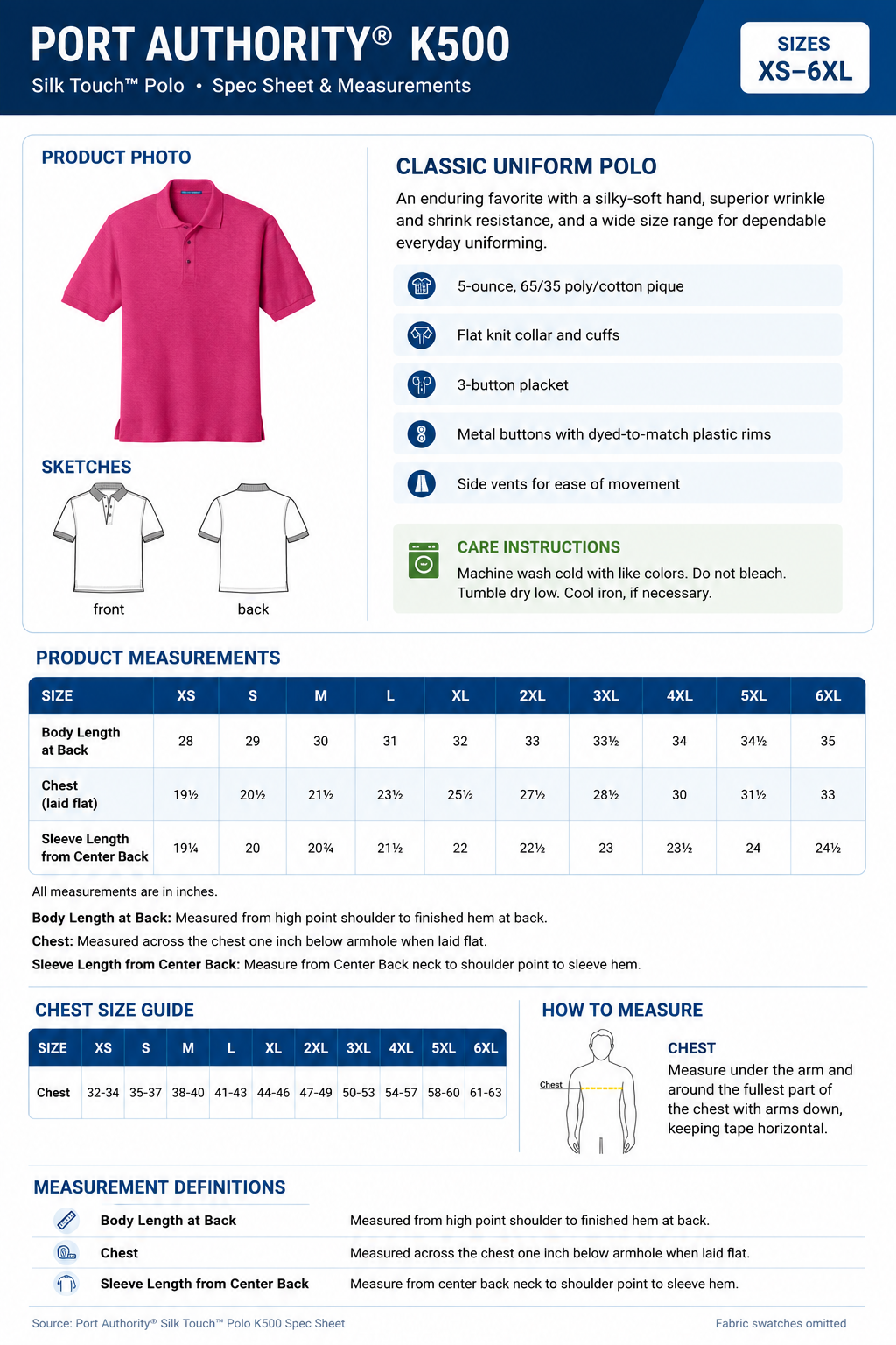 COGTB Staff Unisex Port Authority® Silk Touch™ Polo