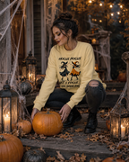 Hocus Pocus Let’s Focus on Dancing Comfort Colors Sweatshirt | Witch Dance Halloween Crewneck