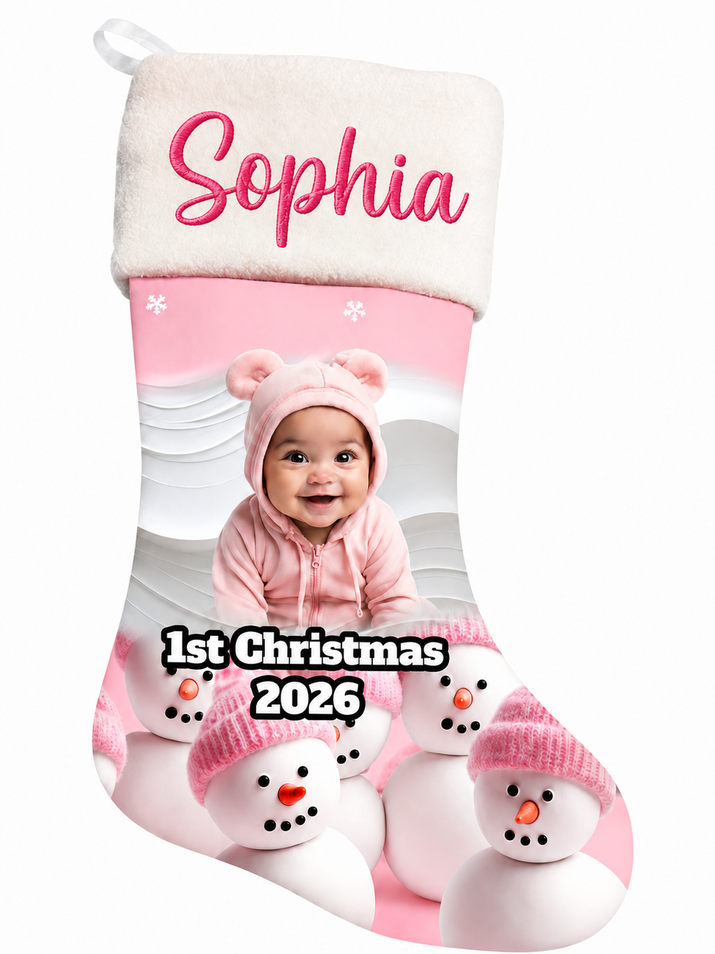 Custom Baby's First Christmas Stocking: Cherish the Magic! 🎉