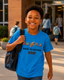 Neon Blue "Back To School Tour" Youth T-Shirt