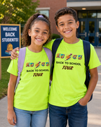 Neon Yellow "Back To School Tour" Youth T-Shirt