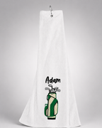Golf Bag Personalized Embroidered Golf Towel