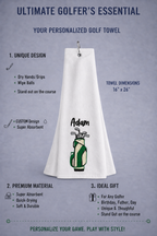 Golf Bag Personalized Embroidered Golf Towel