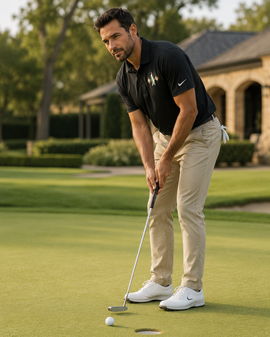 Personalized Nike Dri-FIT Golf Polo | Custom Embroidered Initials Polo Shirt