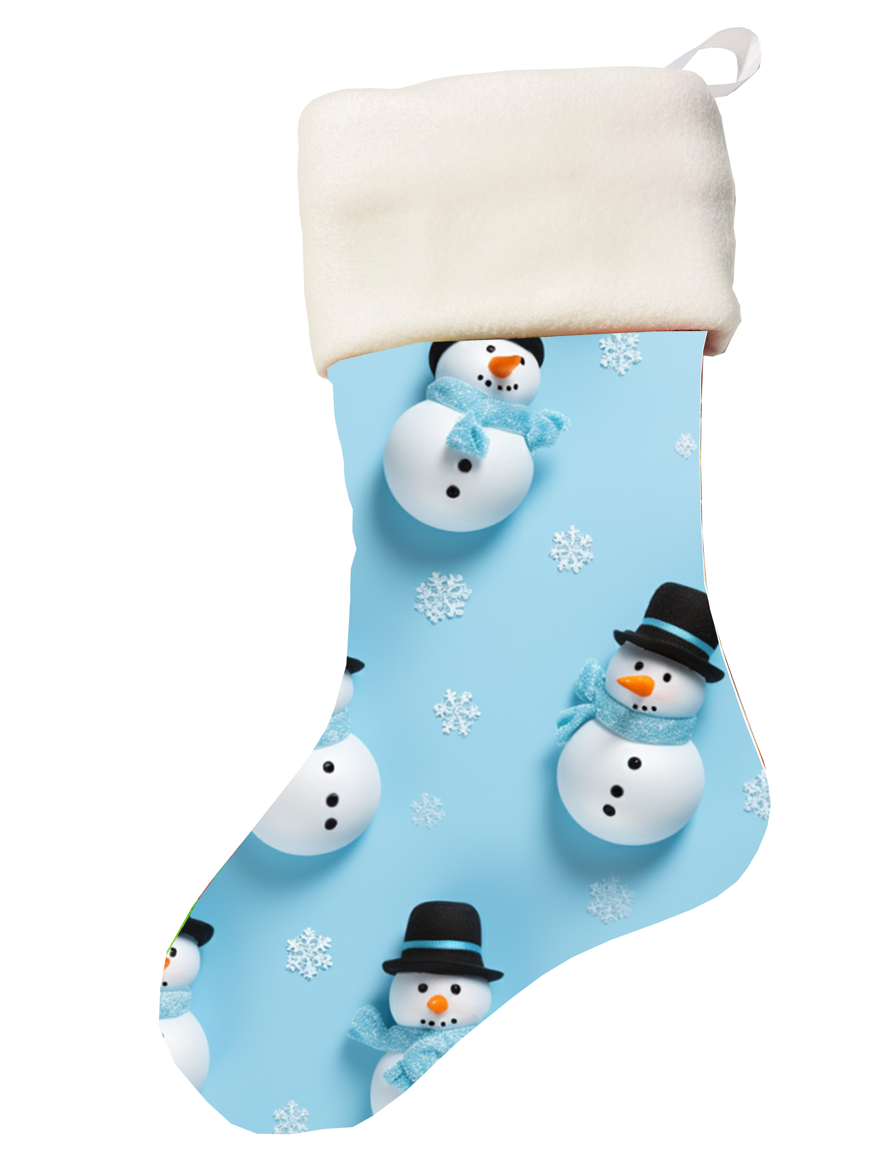 🎉Custom Blue Baby's First Christmas Stocking: Cherish the Magic! 🎉 Secondary image