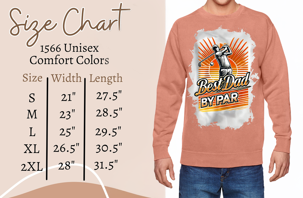 Terracotta "Best Dad By Par" Golf Sweatshirt ⛳
