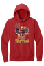🎉Red Personalized "My Heart Is On That Field" Graphic Football Hoodie🎉