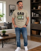 Personalized Dad Mode Always On Shirt – Custom Kids Names Comfort Colors® Father’s Day Tee – Funny Dad Graphic T-Shirt Gift
