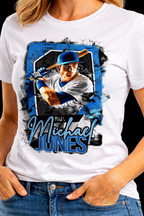 Custom Baseball Star Card Tee – Personalized Player Graphic Shirt