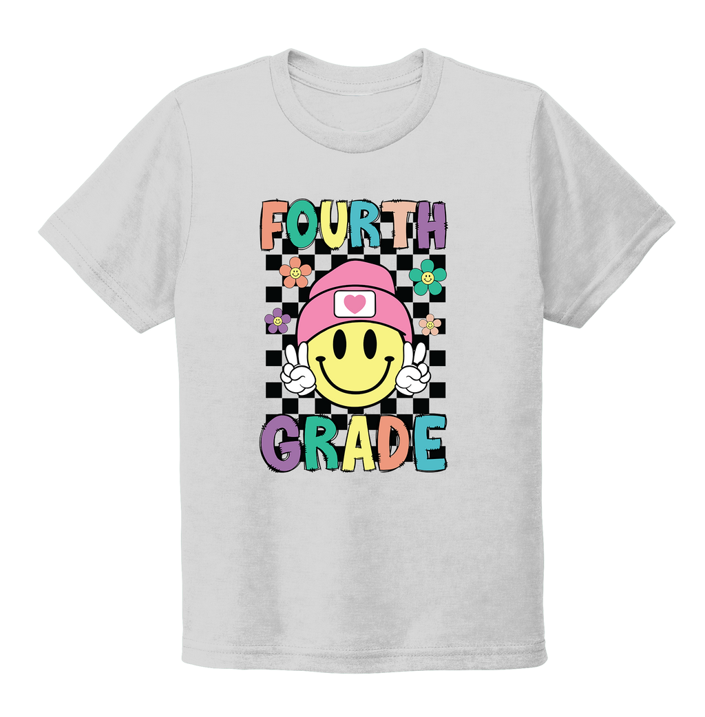 "Fourth Grade" Youth Back To School T-Shirt
