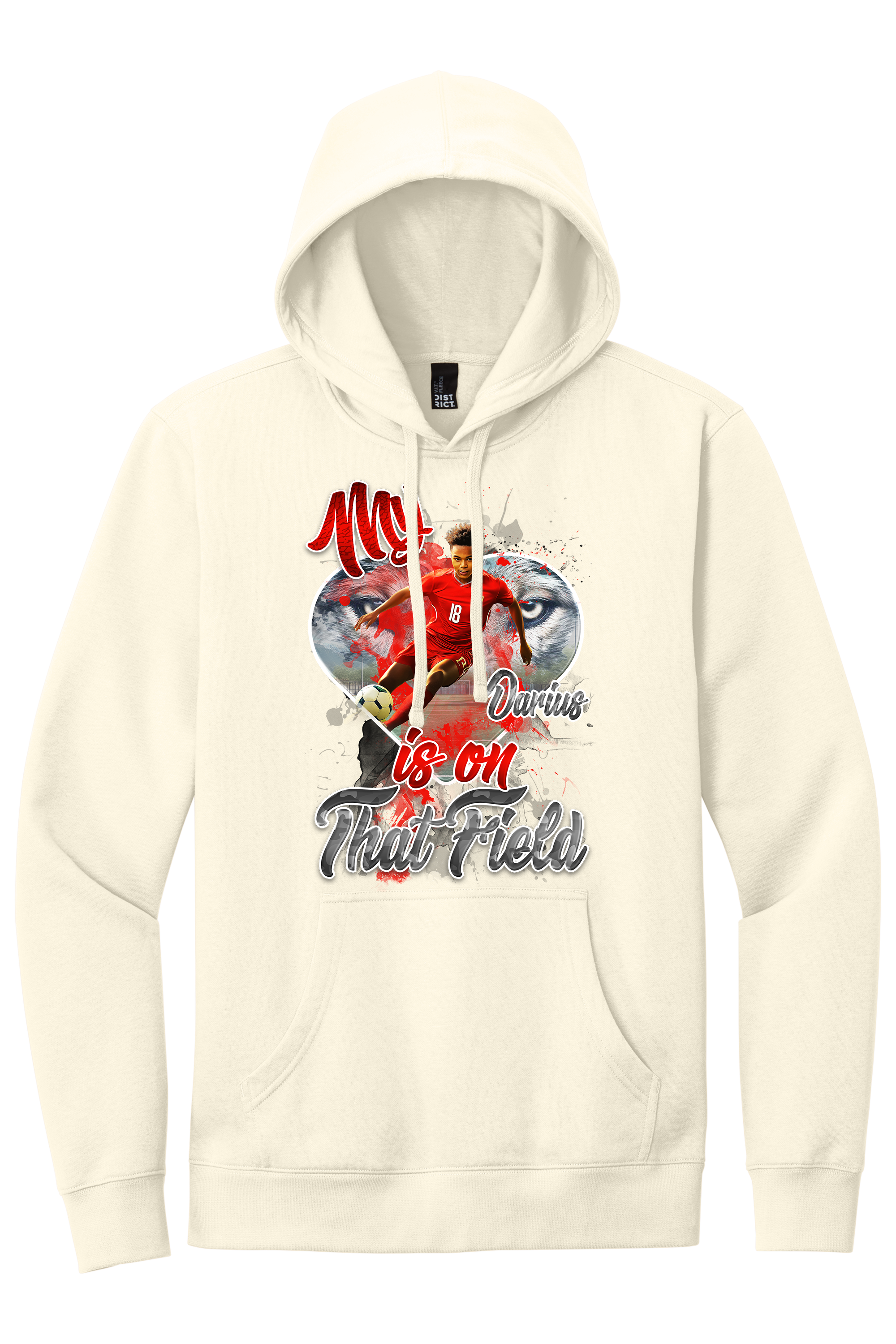 🎉Gardenia Personalized "My Heart Is On That Field" Soccer Hoodie🎉