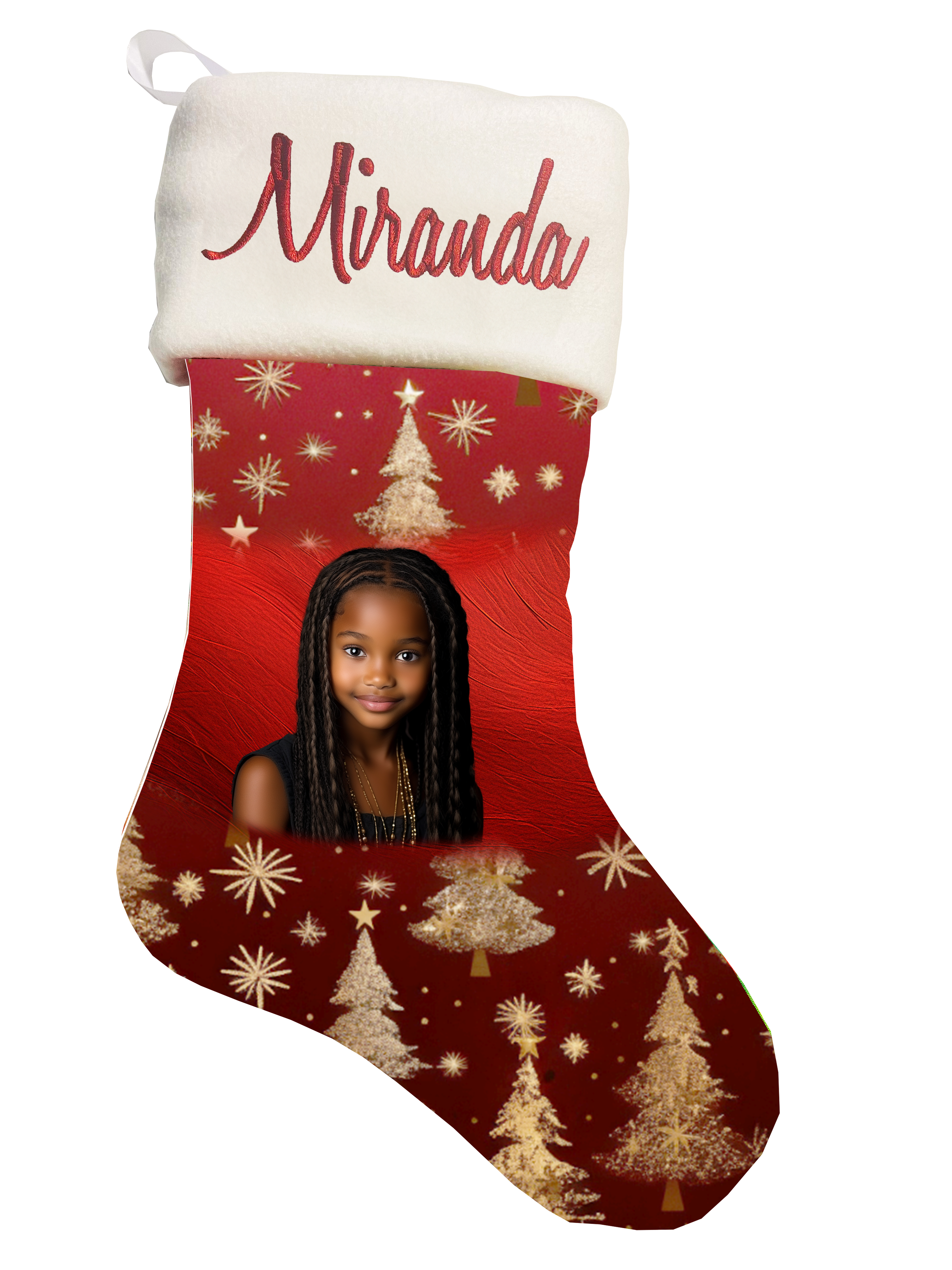 🎉Personalized Christmas Tree Theme Christmas Stocking🎉
