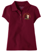 The Children’s Place Girls Uniform Pique Polo Embroidered with School Logo