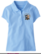 The Children’s Place Girls Uniform Pique Polo Embroidered with School Logo