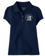The Children’s Place Girls Uniform Pique Polo Embroidered with School Logo