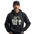 🎉Black "Let's Par Tee" Hoodie For Golfers - Golf Lover Gift🎉