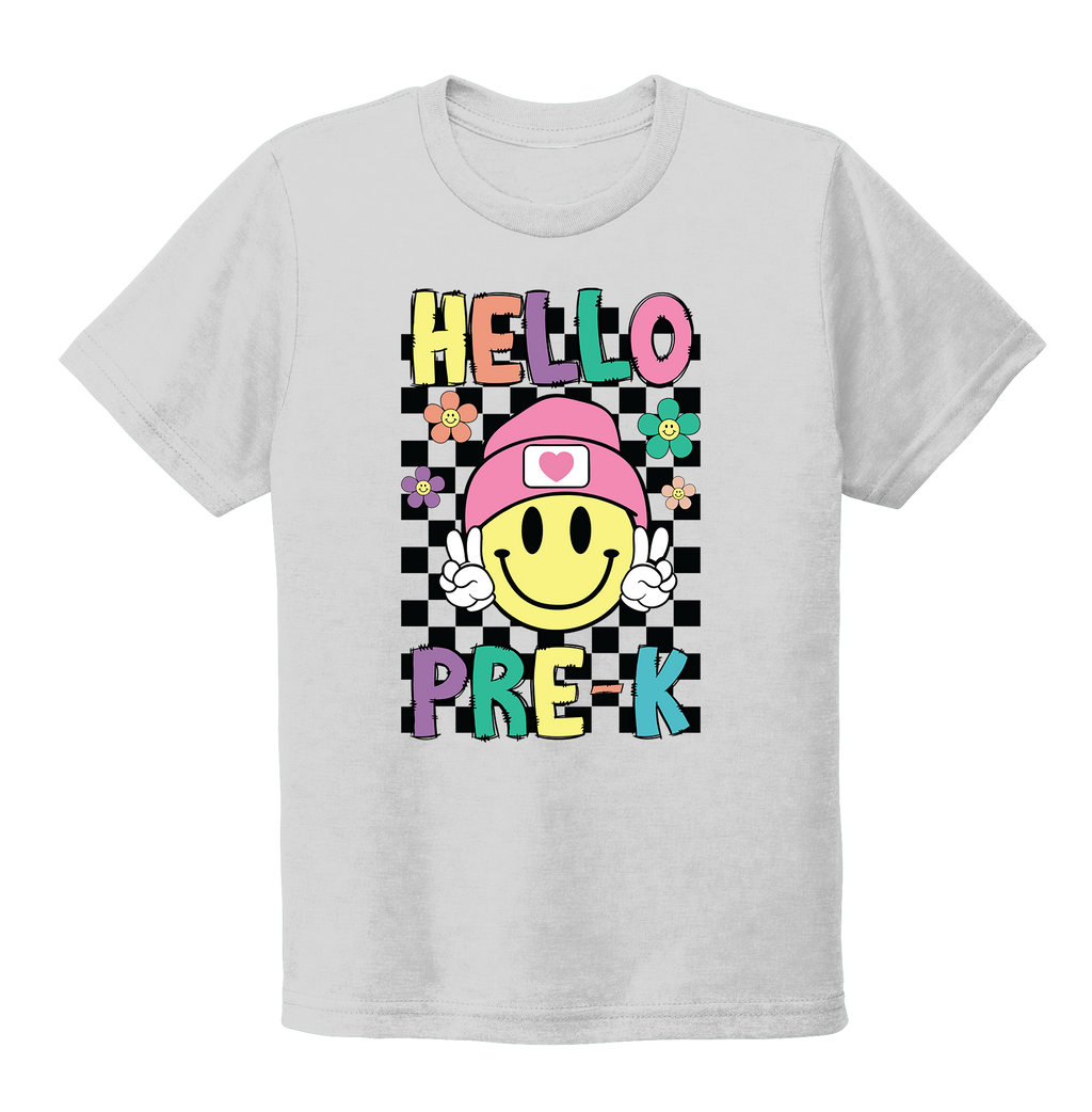 "Hello Pre-K" Youth Back To School T-Shirt