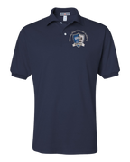 Jerzees Unisex 437 Spotshield Polo with Embroidered BRCA School Logo - Student
