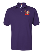 Jerzees Unisex 437 Spotshield Polo with Embroidered BRCA School Logo - Student