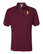 Jerzees Unisex 437 Spotshield Polo with Embroidered BRCA School Logo - Student