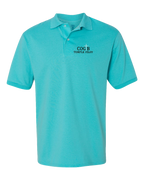 Jerzees Unisex 437 Spotshield Polo with COGTB Temple Staff Logo