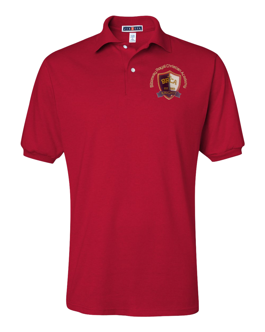 Jerzees Ladies 437 Spotshield Polo with Embroidered BRCA School Logo - Student