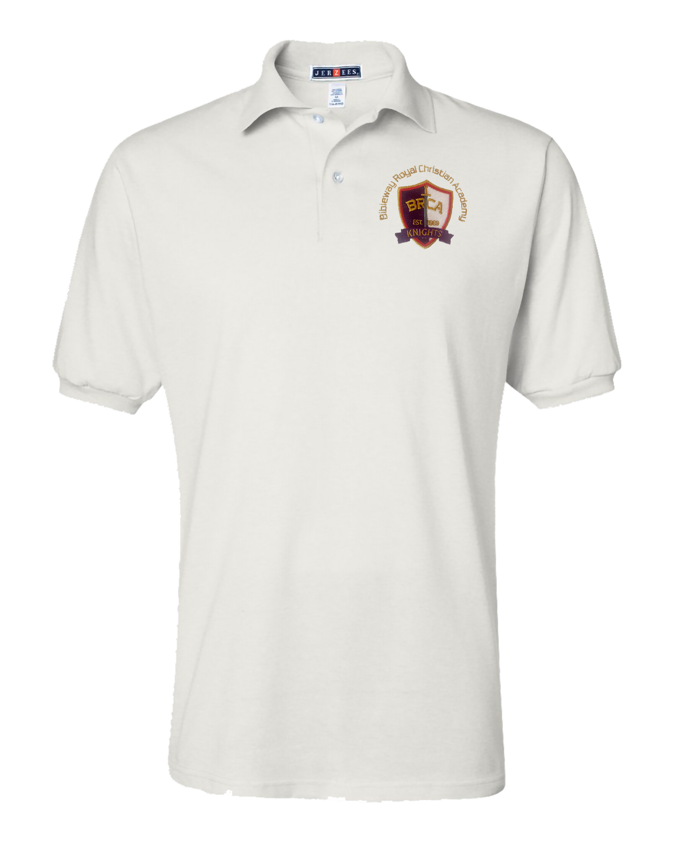 Jerzees Ladies 437 Spotshield Polo with Embroidered BRCA School Logo - Student Main image