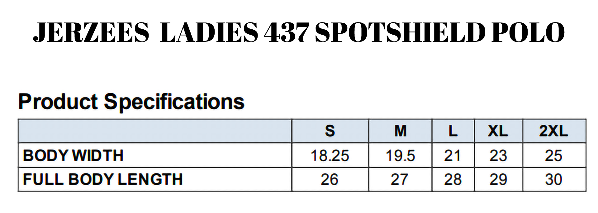 Jerzees Ladies 437 Spotshield Polo with Embroidered BRCA School Logo - Student