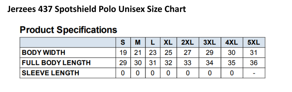 Jerzees Unisex 437 Spotshield Polo with Embroidered BRCA School Logo - Staff