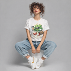 Shamrock Lady St. Patrick's Day Graphic T-Shirt🍀