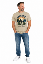 Personalized Lake Life Dad Shirt – Custom Fishing Comfort Colors® T-Shirt – Father’s Day Lake Dad Gift with Kids Names