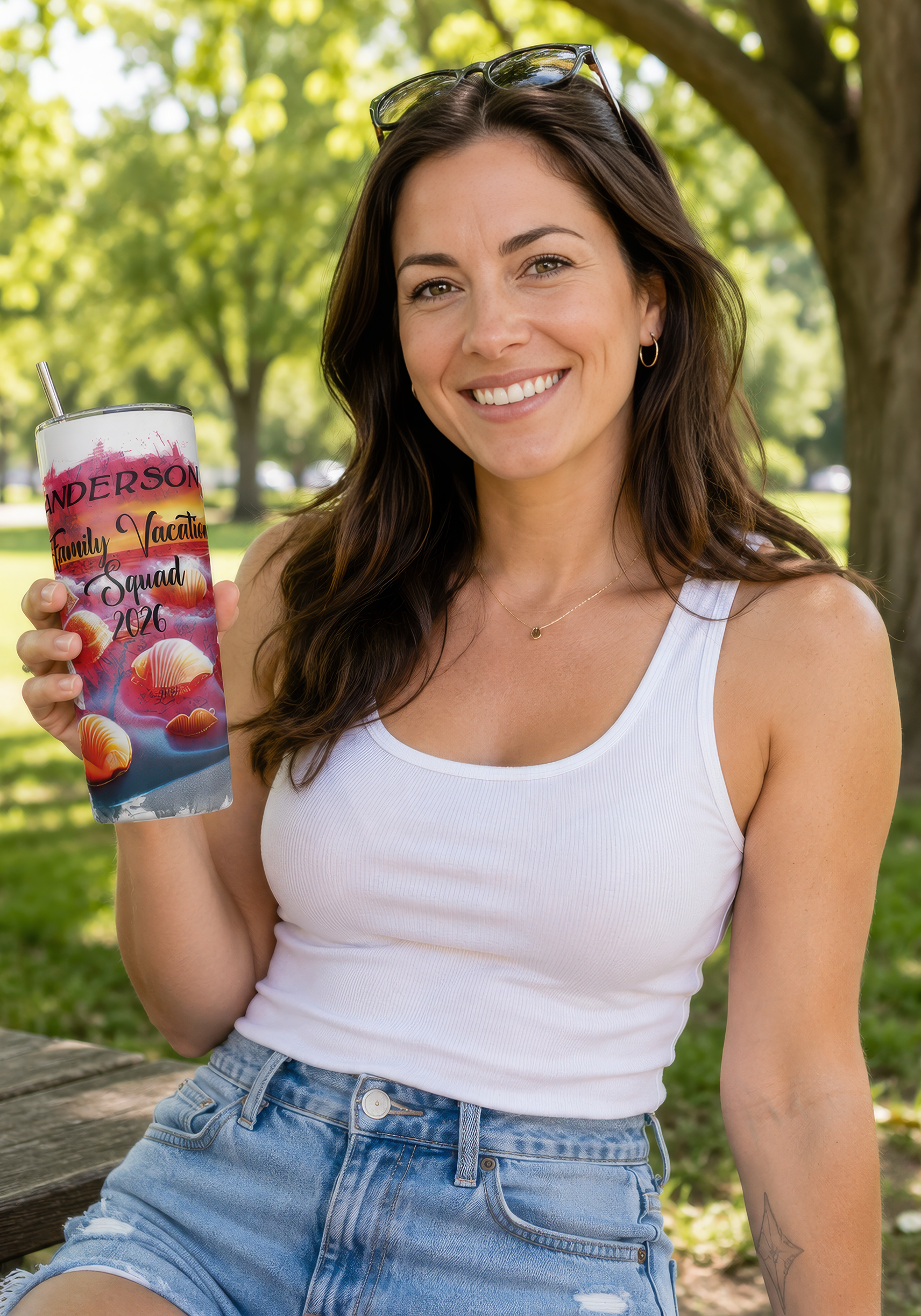 Personalized Family Vacation Squad 20 oz.Tumbler Main image