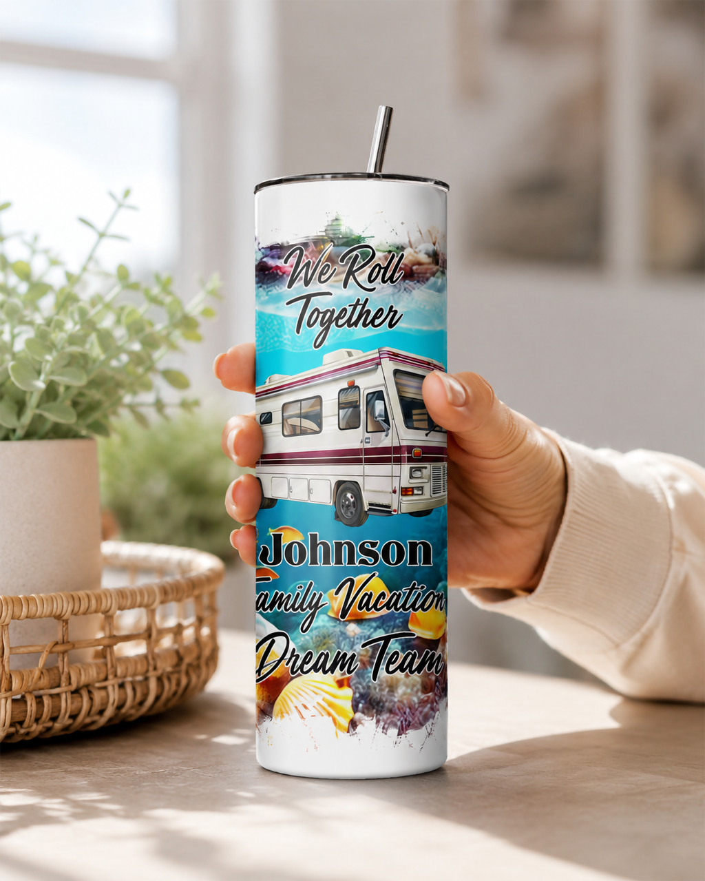 Personalized Family Vacation Dream Team 20 oz. Tumbler