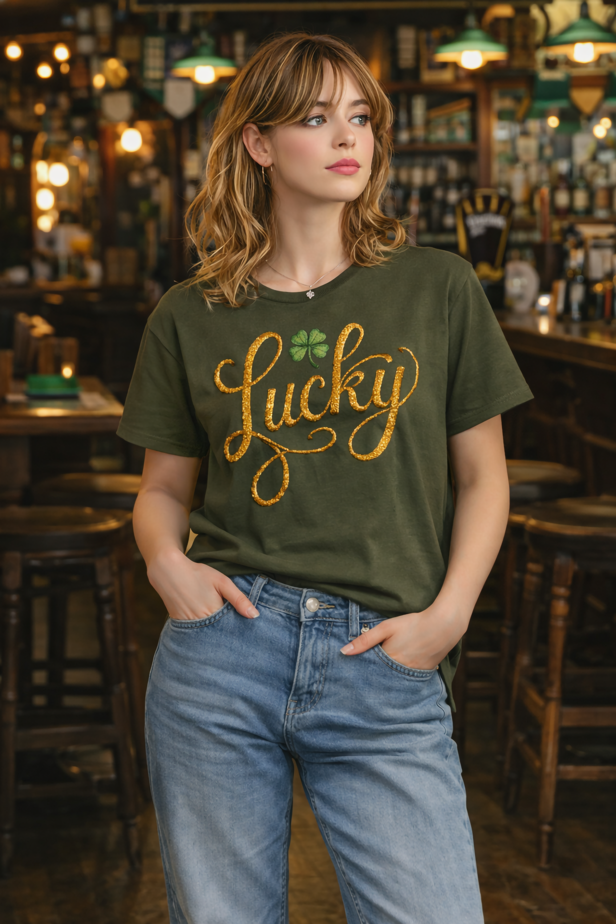 Lucky Script Comfort Colors® T-Shirt – Garment-Dyed Irish Edition
