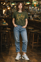 Lucky Script Comfort Colors® T-Shirt – Garment-Dyed Irish Edition