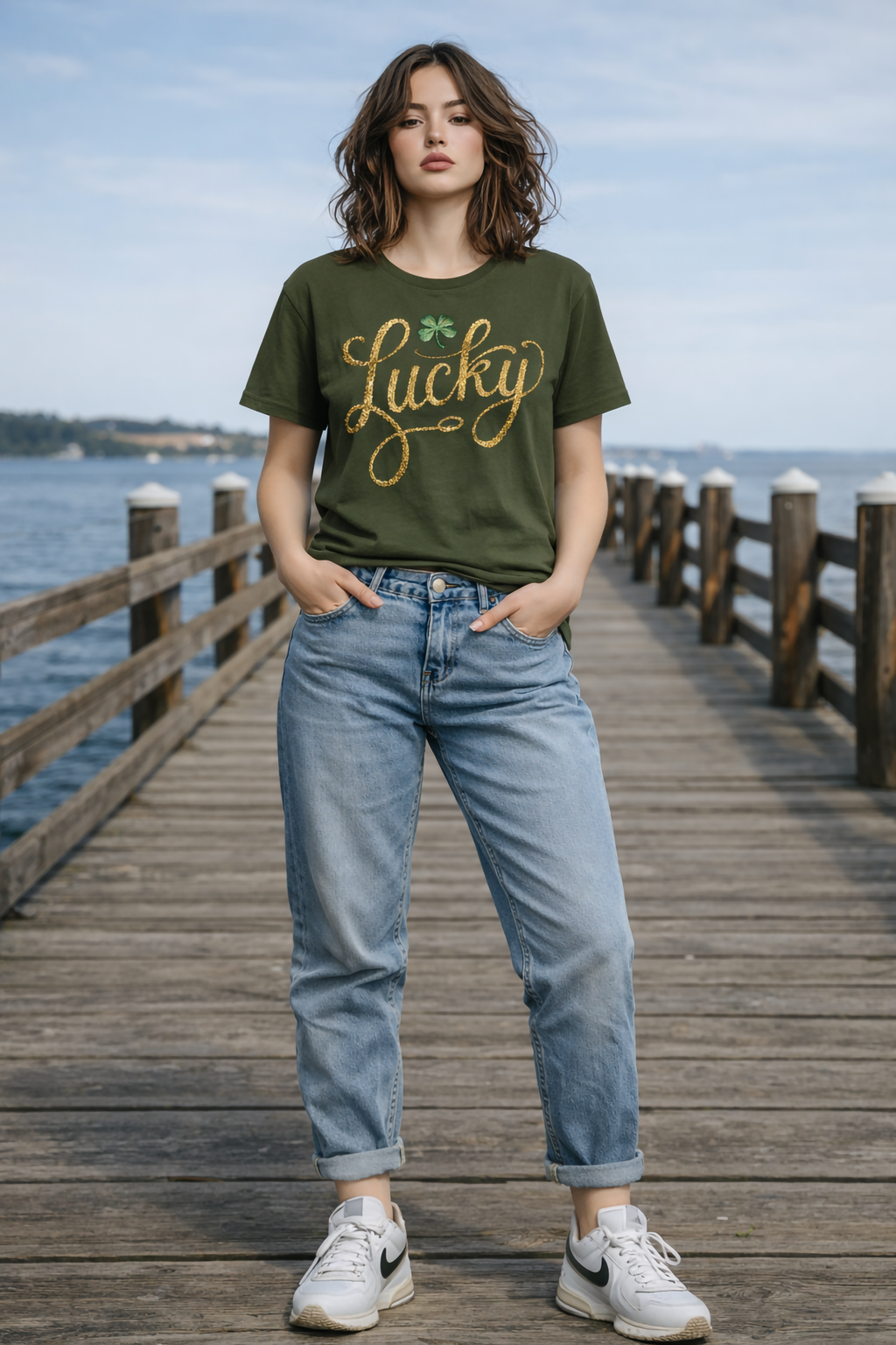 Lucky Script Comfort Colors® T-Shirt – Garment-Dyed Irish Edition