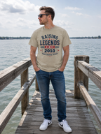 Personalized Raising Legends Dad Shirt – Comfort Colors® Father’s Day Tee with Custom Year – Proud Grateful Blessed Dad Gift