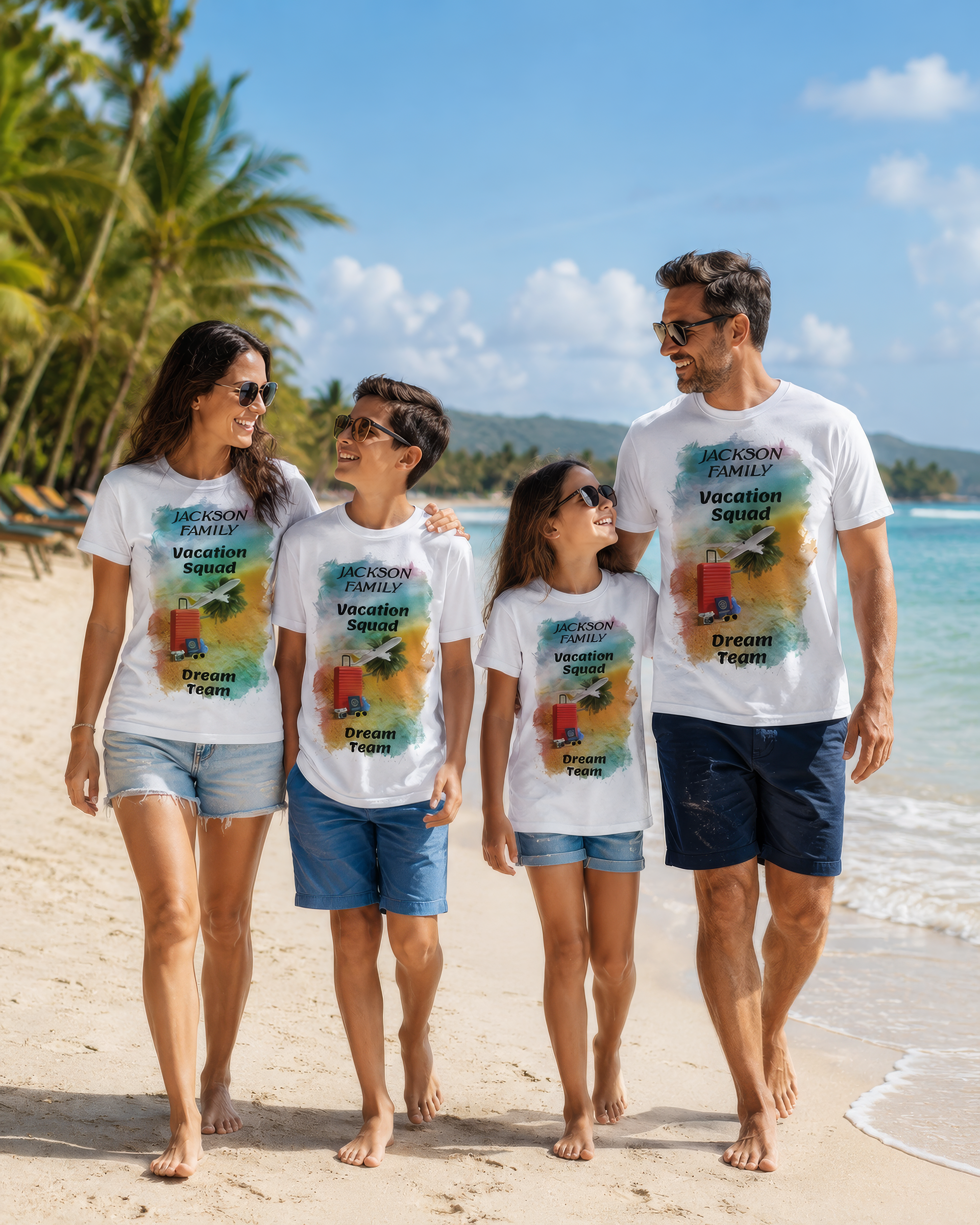 Personalized "Vacation Squad" T-Shirt | Adult and Youth Sizes