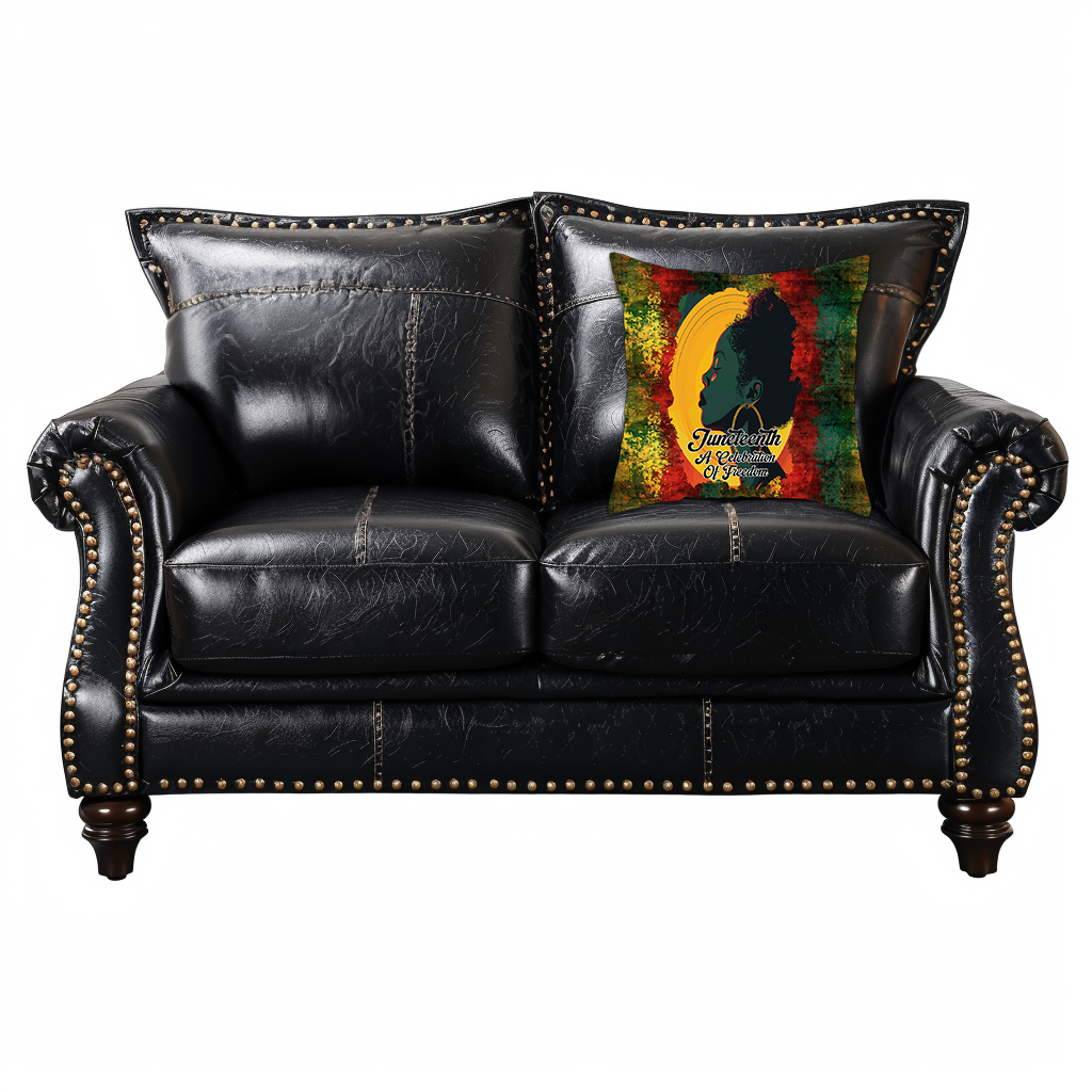 🎉Juneteenth " A Celebration Of Freedom" Pillow Secondary image