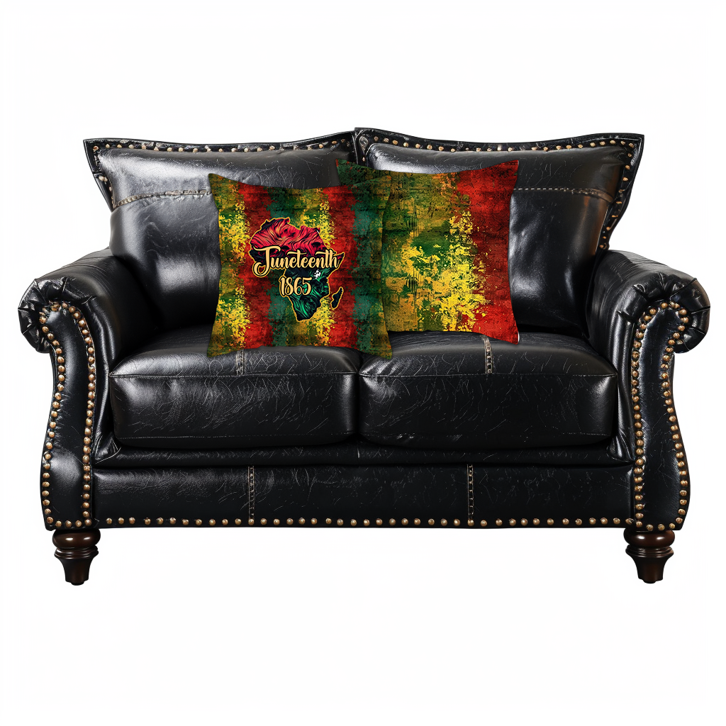 🎉"Juneteenth 1865" Pillow Secondary image