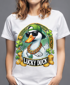 Lucky Duck St. Patrick’s Day Graphic T-Shirt – Unisex Streetwear Tee