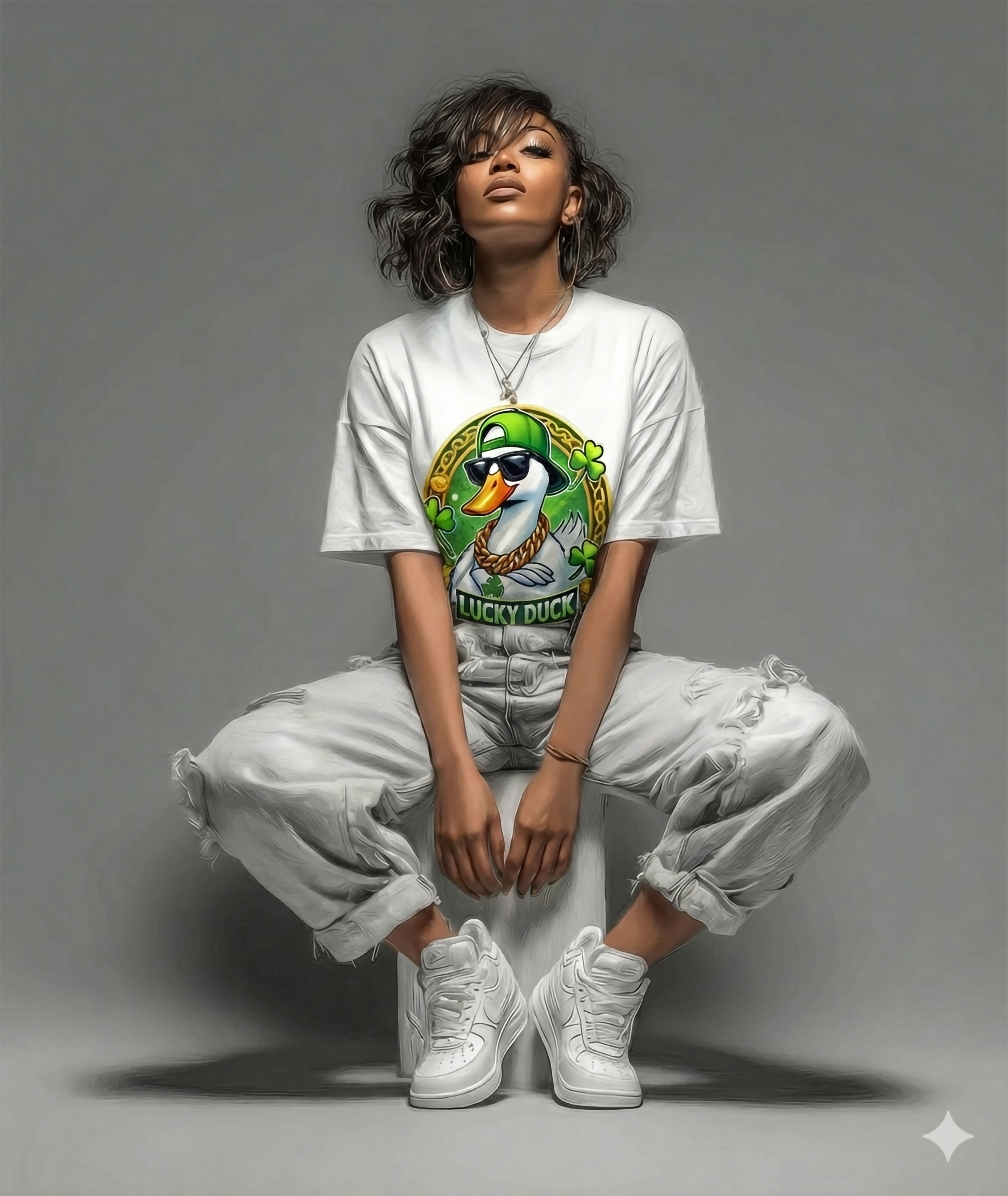 Lucky Duck St. Patrick’s Day Graphic T-Shirt – Unisex Streetwear Tee