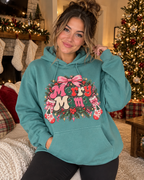 Merry Mama Christmas Hoodie – Retro Holiday Graphic Pullover