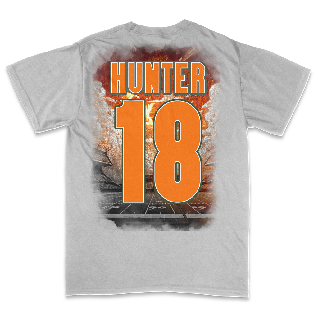 Personalized Football Shirt – Custom Team Fan Tee with Photo, Name & Number | Unisex & Youth Sizes