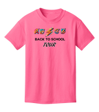 Neon Pink "Back To School Tour" Youth T-Shirt