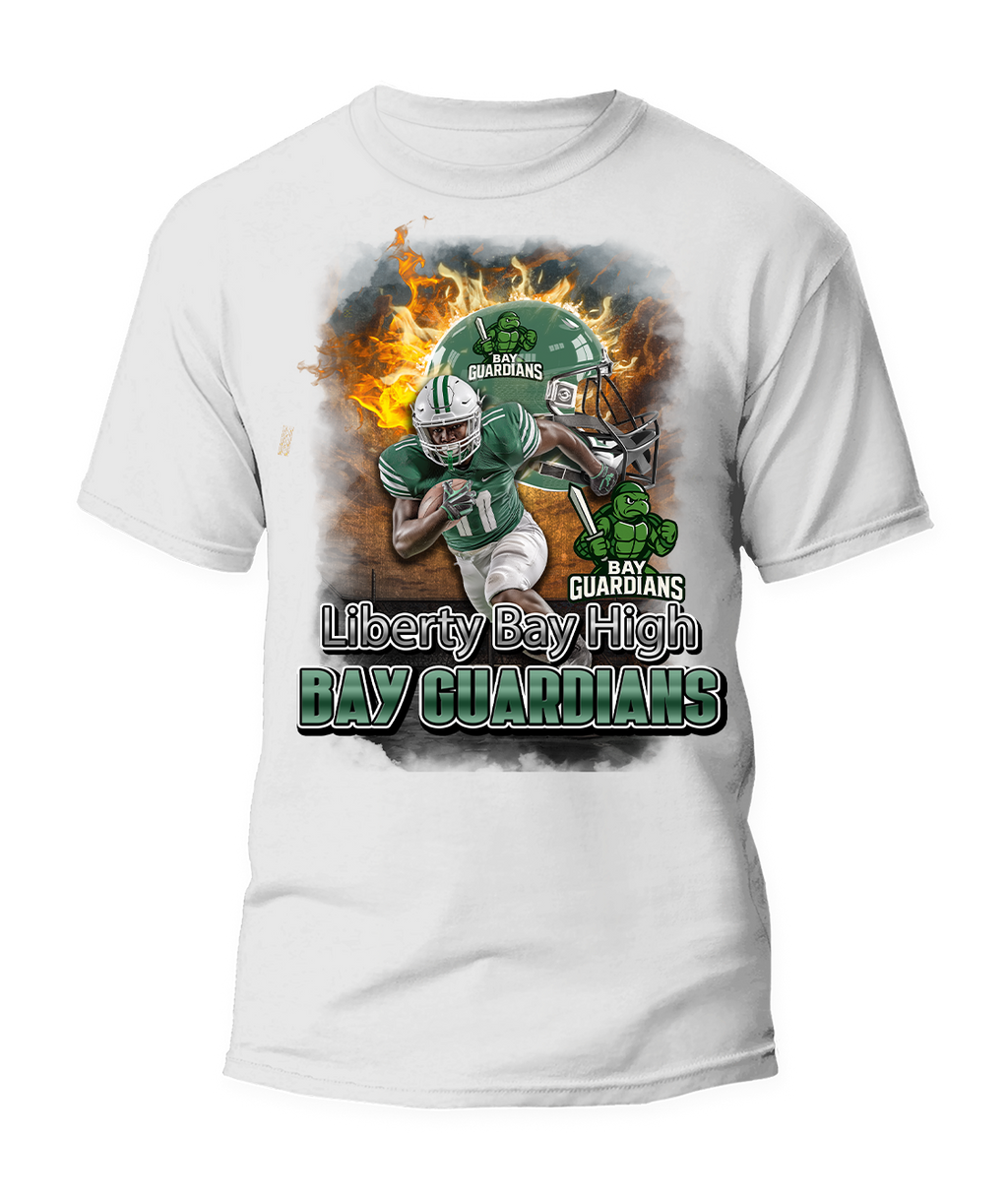 🎉Custom Football Shirt – Personalized Team Fan Gear with Photo, Name & Number | Football Mom, Dad & Player Support Tee – Unisex & Youth Sizes🎉