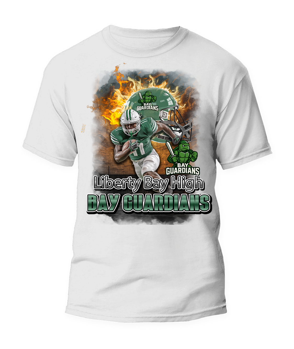 🎉Custom Football Shirt – Personalized Team Fan Gear with Photo, Name & Number | Football Mom, Dad & Player Support Tee – Unisex & Youth Sizes🎉