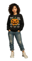 Black Grafitti Pumpkin Halloween Graphic Sweatshirt 🎉