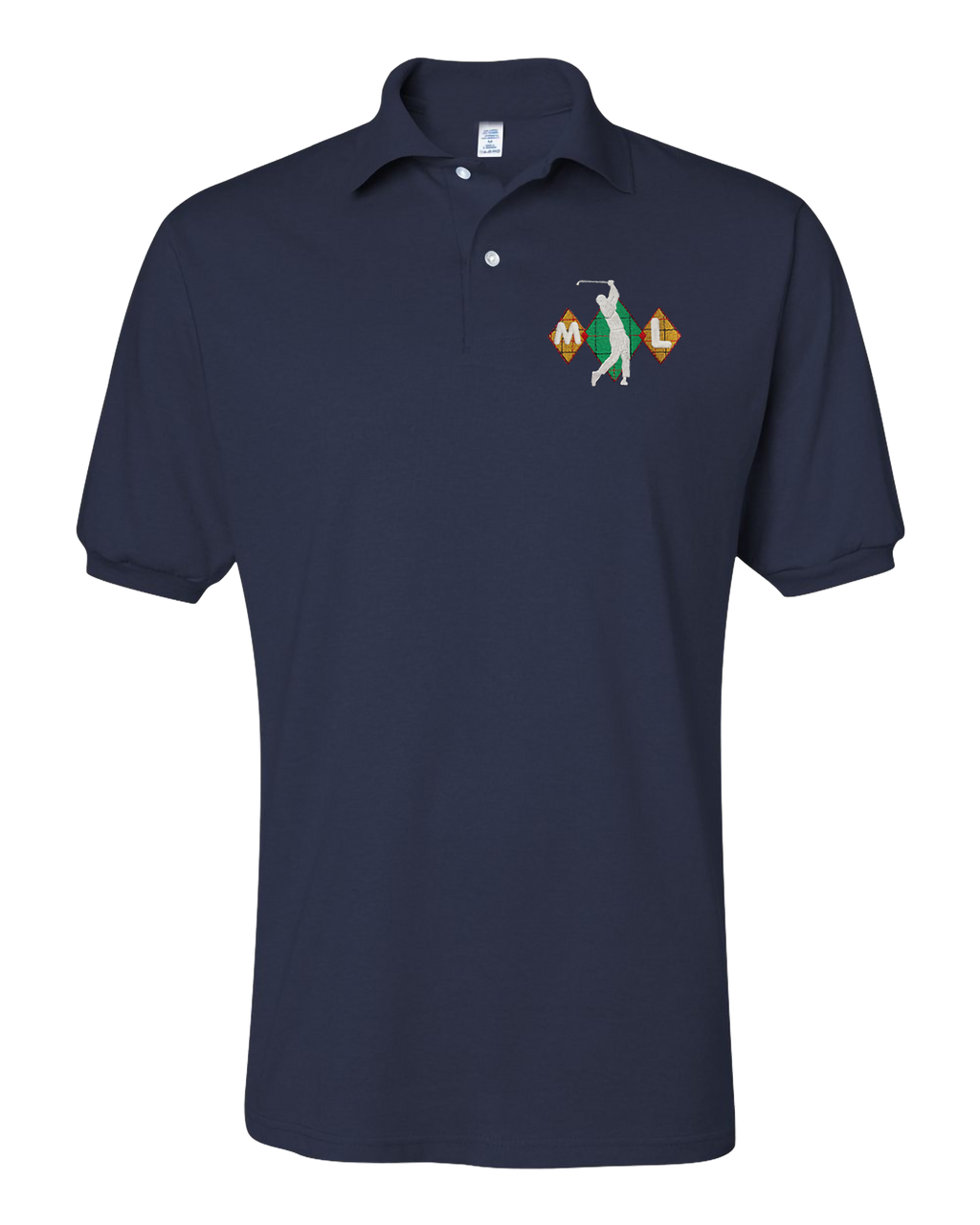 Navy Personalized Embroidered Golf Polo Shirt🎉