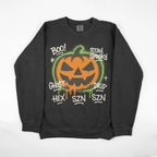Black Grafitti Pumpkin Halloween Graphic Sweatshirt 🎉